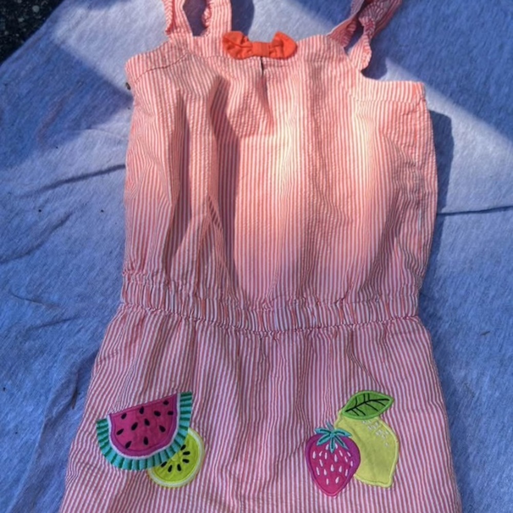 Gymboree Pink and White Striped Outfit